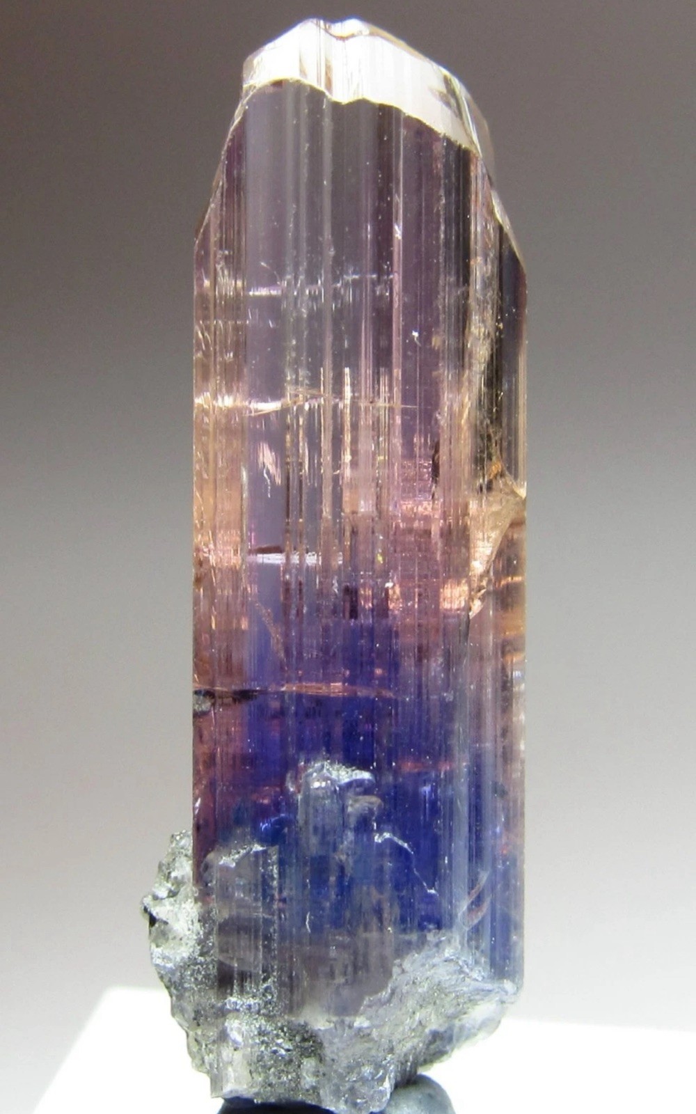 MIRACULOUS ULTRA RARE UNHEATED FANCY COLOR GEM TANZANITE CRYSTAL!!! TANZANIA
