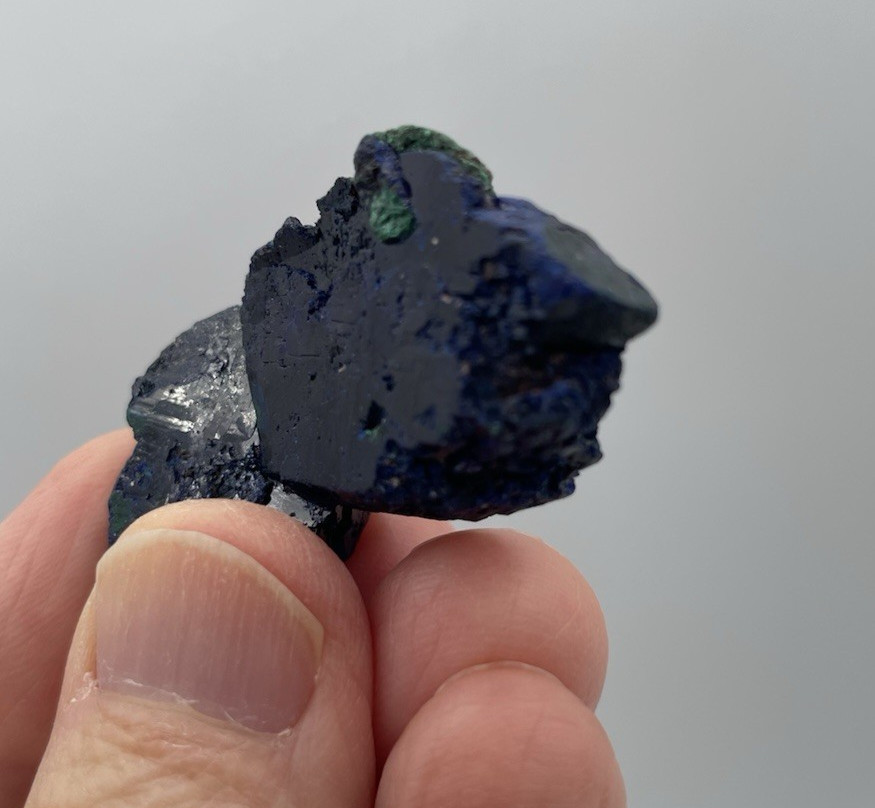 ~ 1 5/8” high x 1 1/4” x 3/4” depth, AZURITE, Milpillas Mine, Mexico