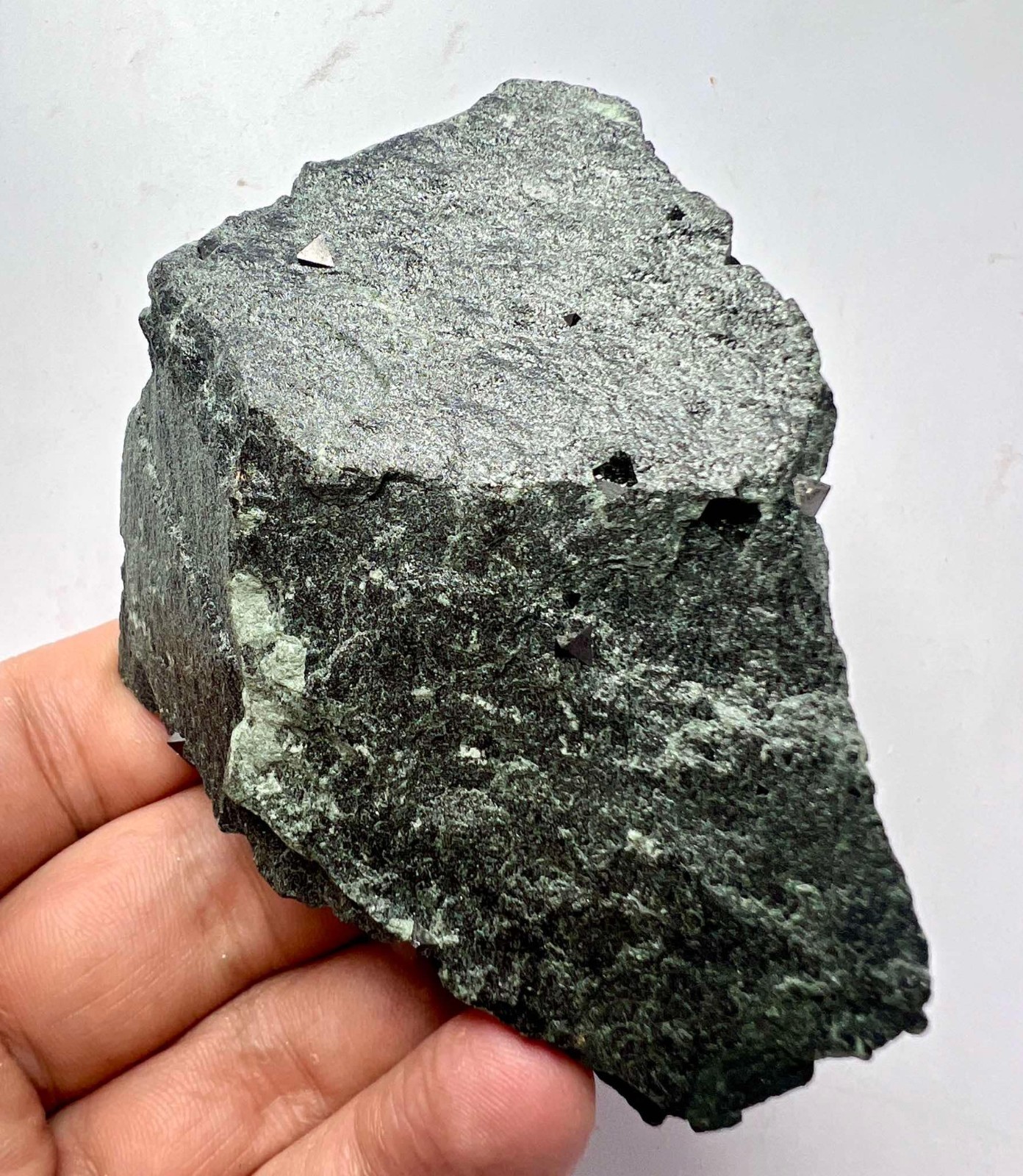 213 Gram Extremely Beautiful Magnetite Crystals On Matrix From Pakistan AS31