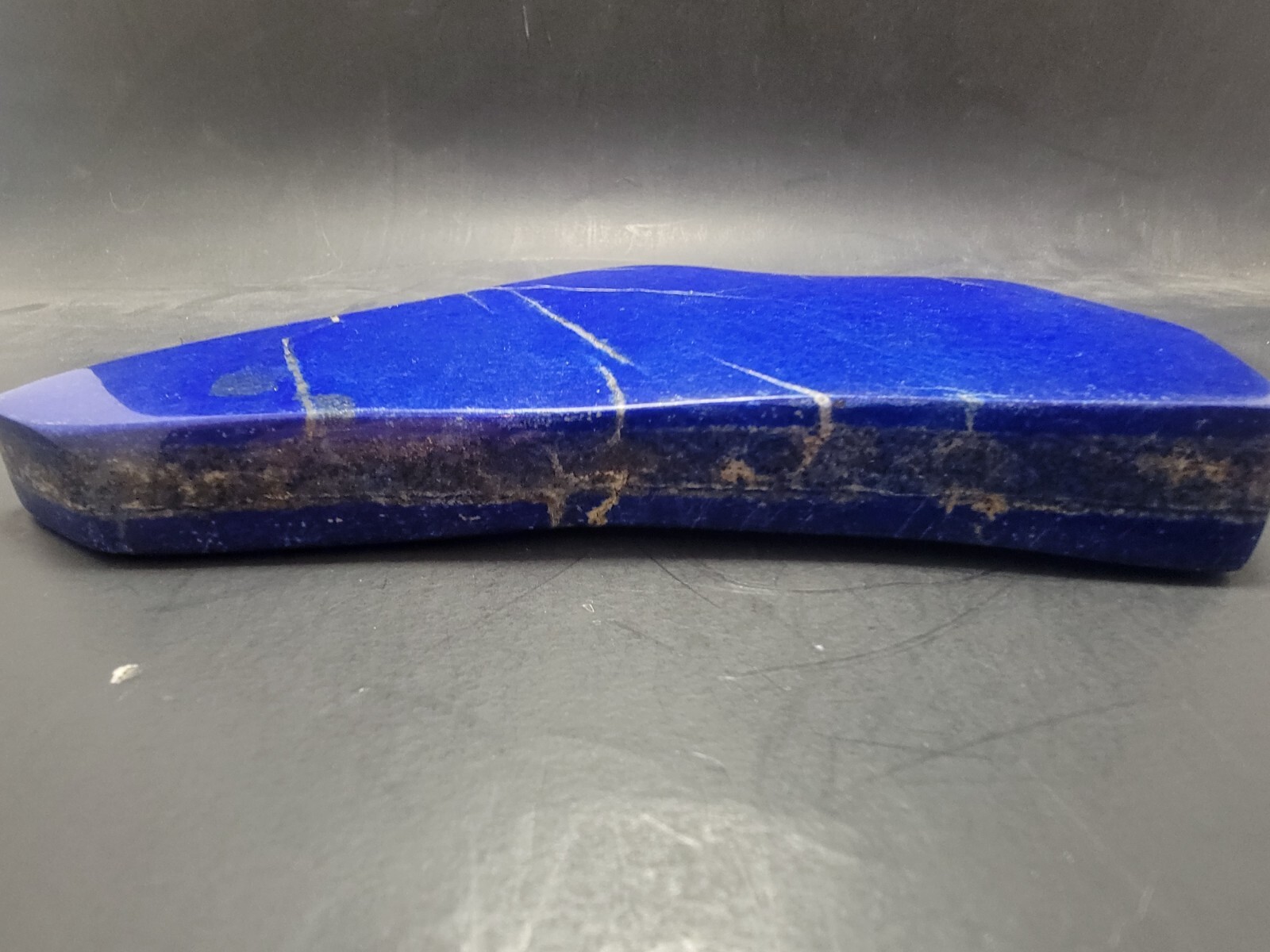 Polished Blue Lapis Lazuli Lapidary free form 1 lb 7 oz Beautiful Specimen!