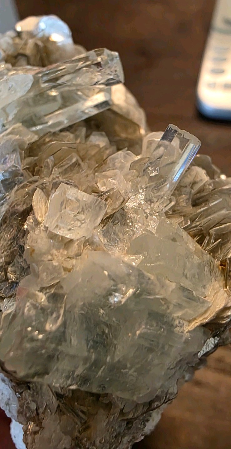 486g Aquamarine on Muscovite Display Piece