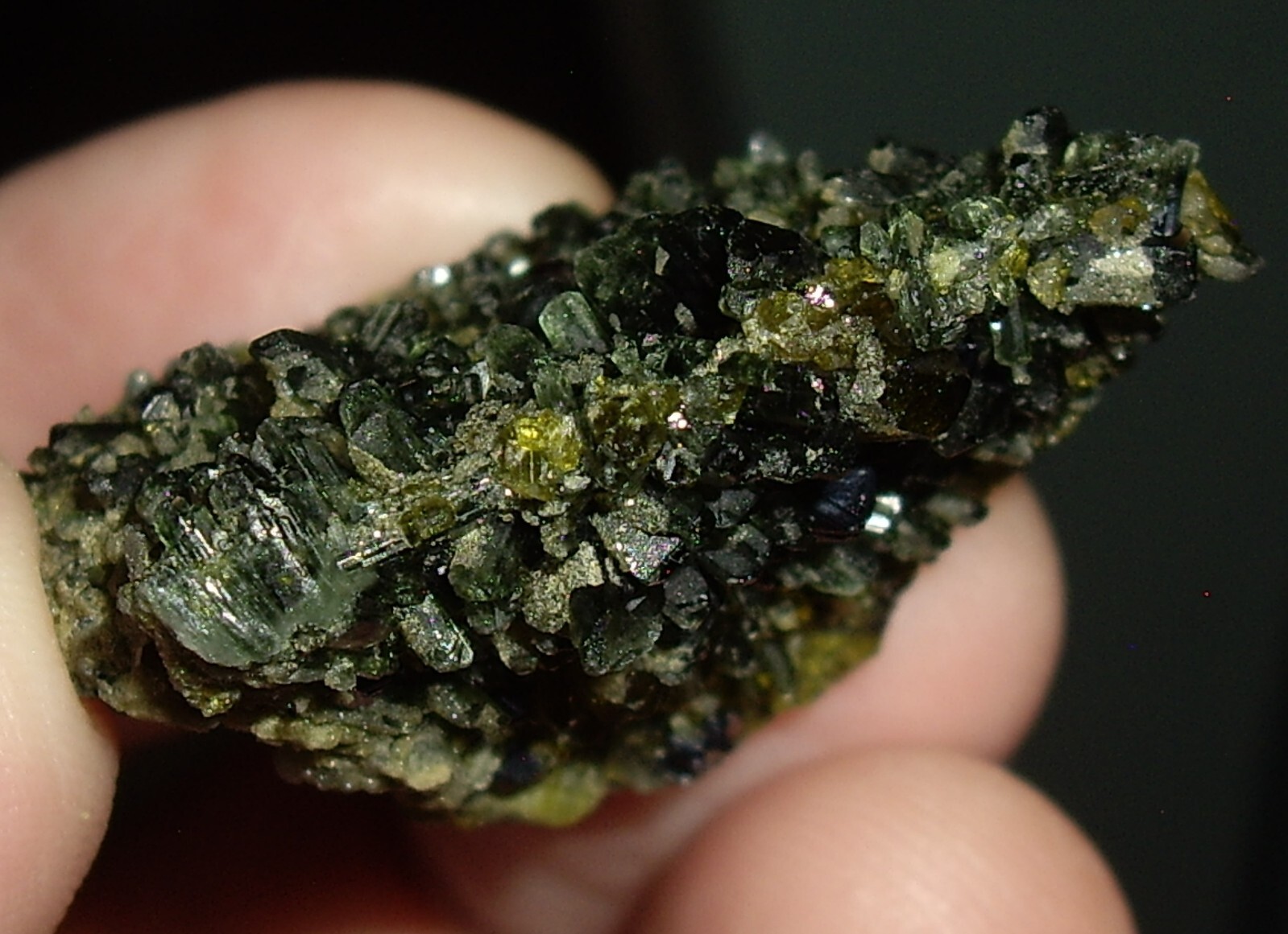 Awesome Magnetite, Vesuvianite, Garnet, and Diopside Crystals on Matrix 23.3g
