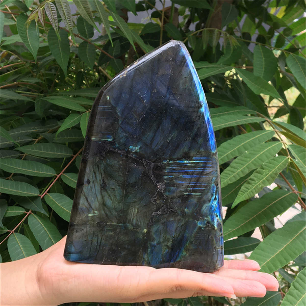 1.1kg Natural Labradorite Mineral Quartz Crystal Mineral Reiki healing