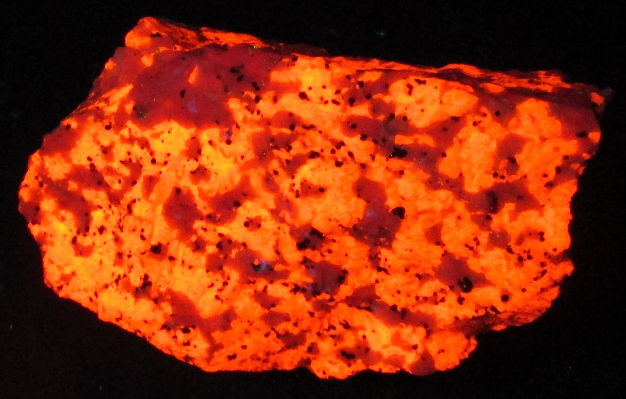 Crazy Calcite Fluorescent Mineral Sterling Hill NJ