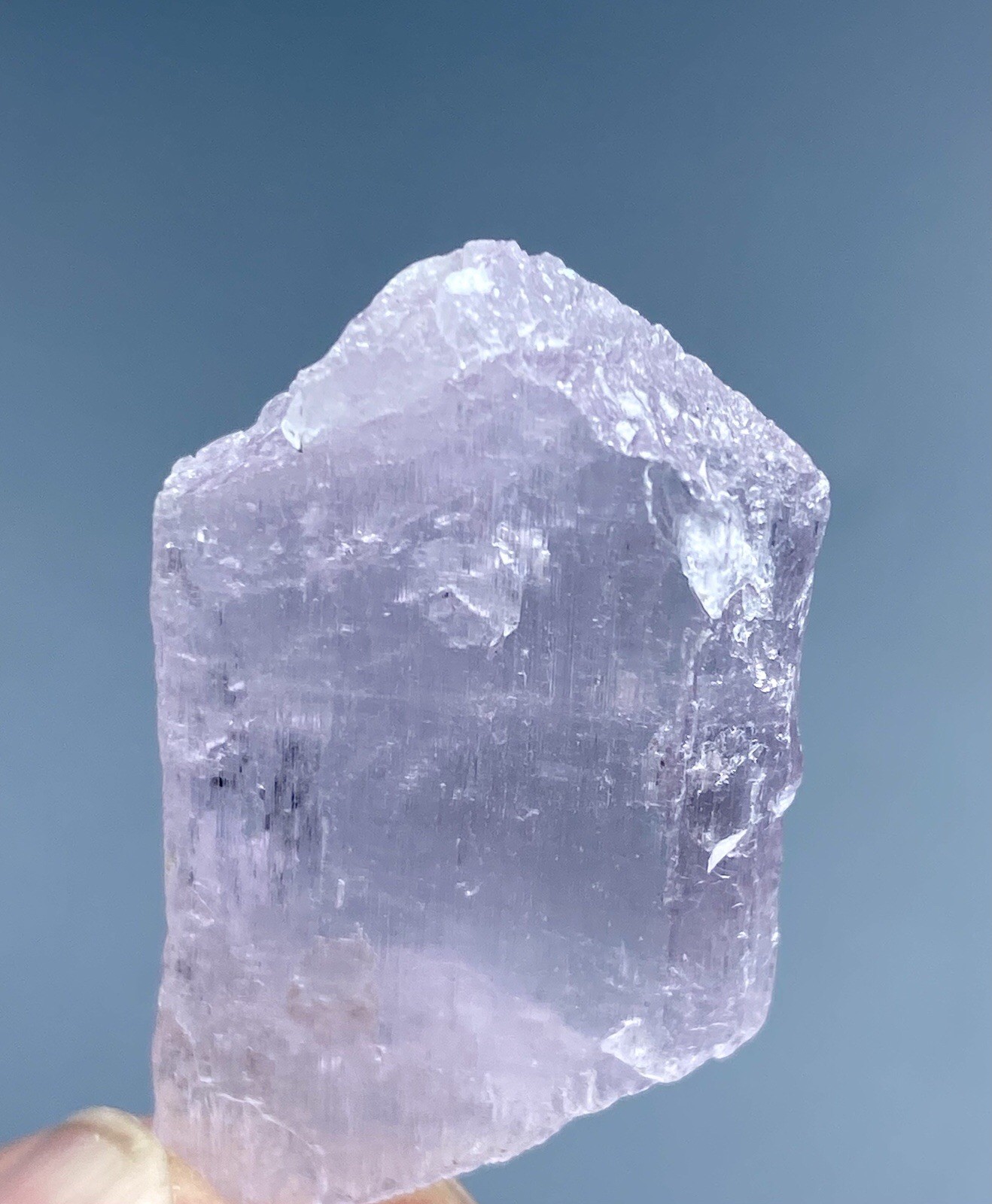 47 Carat Kunzite Crystal Specimen From Afghanistan