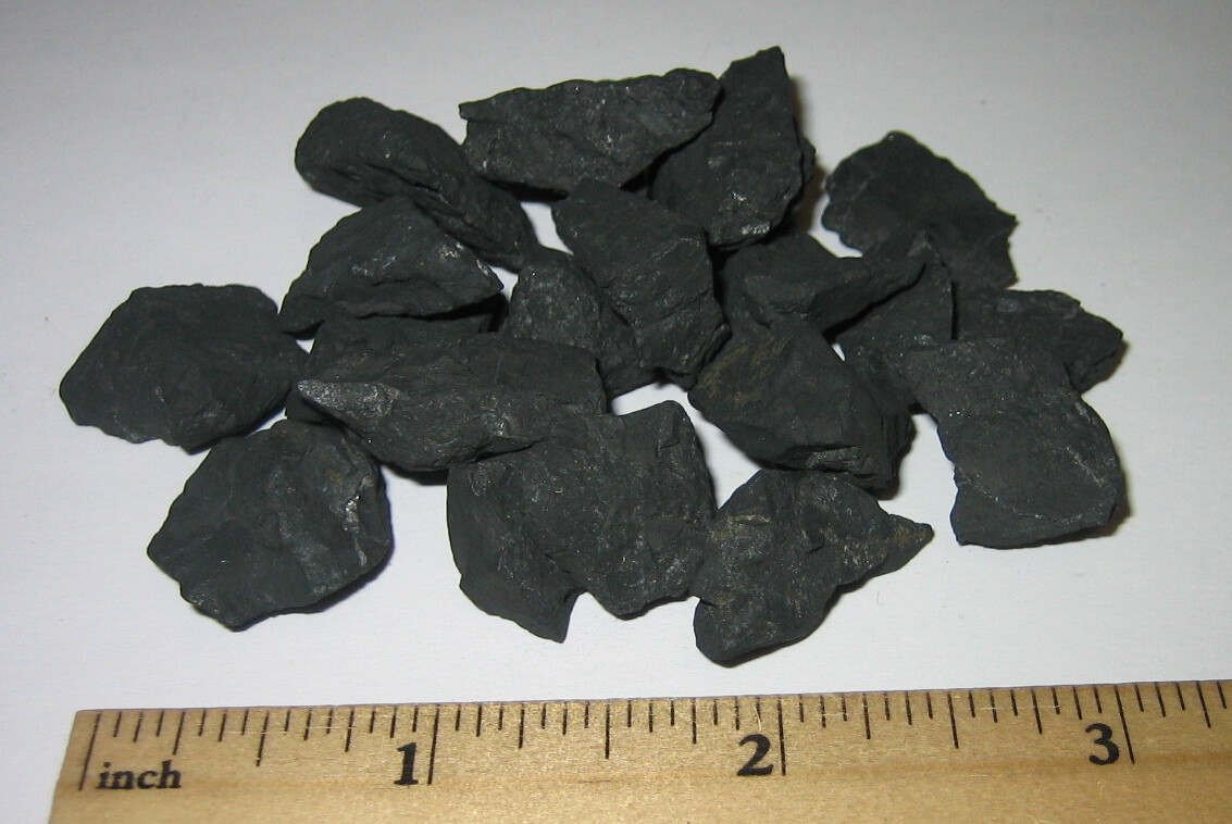 20+ NATURAL ROUGH SHUNGITE HEALING PURIFICATION STONE MINERALS RUSSIA ~ 50grams