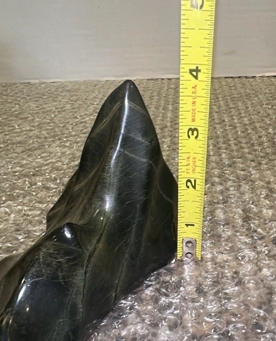 Vintage Japanese Suiseki Bonsai Viewing Stone Mountain Peaks Smooth No Stand