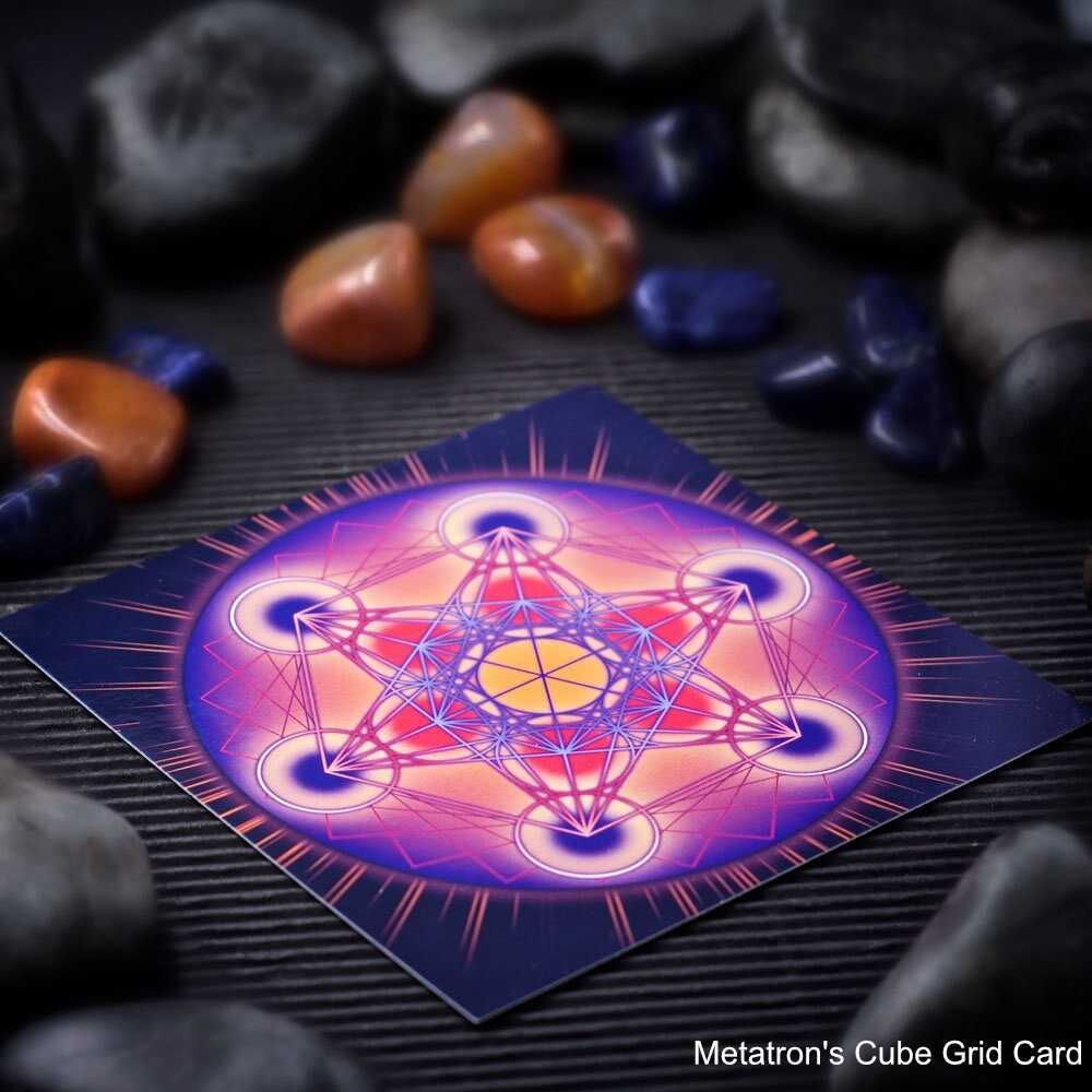 HSFY: Psychic Gifts Mini Crystal Grid Set – Bloodstone, Amazonite & Prehnite