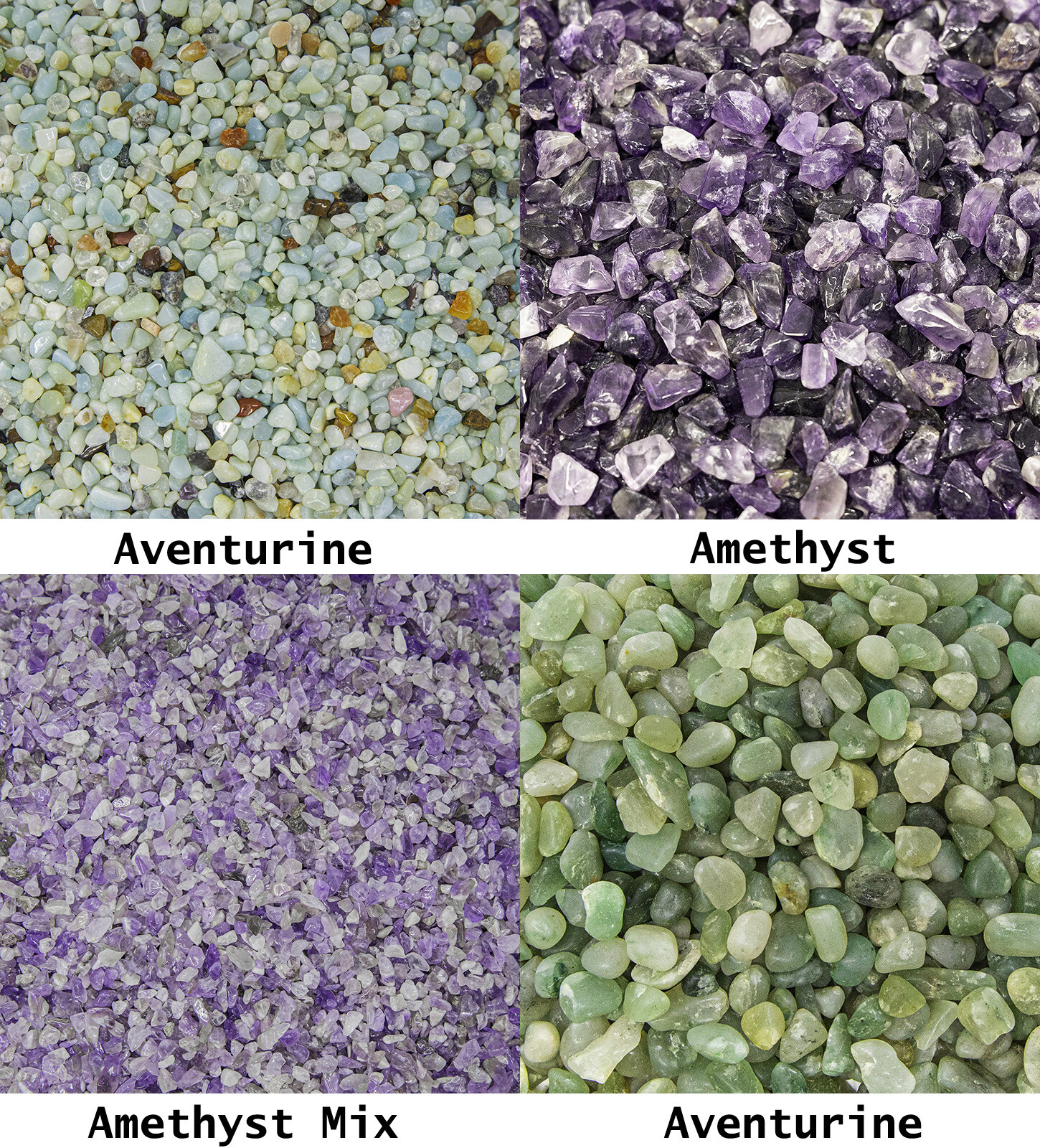 1/2 LB – 1 LB Tumbled Crystal Chips Bulk Gemstone Undrilled Beads Natural Stones