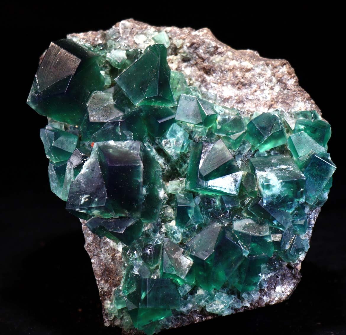 3.75″ Blue Green FLUORITE Crystals, Rogerley UK! FL376