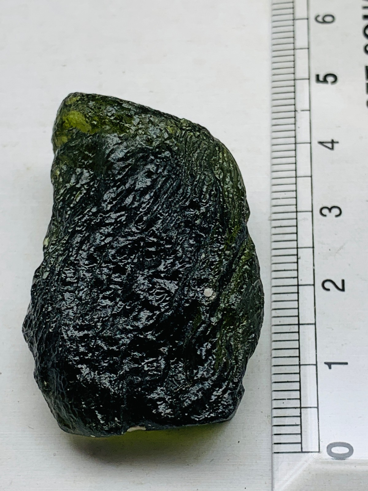 TOP Moldavite Raw Moldavite Crystal from Czech Republic PICcertificate 88CT