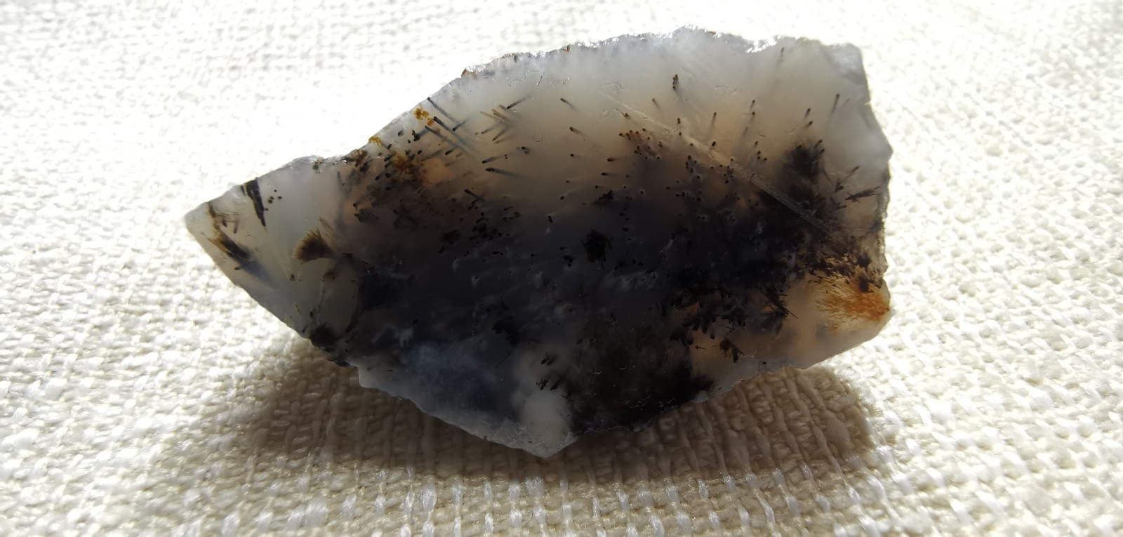 Scenic Dendritic Agate, Not Polished, 100% Natural Stone, 32 Grams