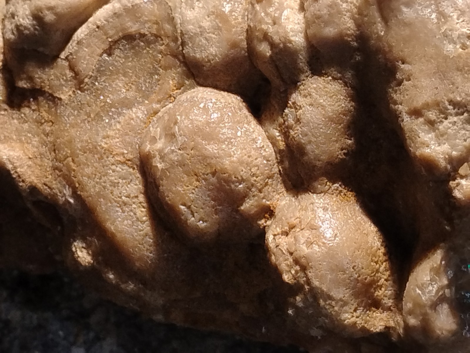 16lb Phosphorescent Flowstone “Lip” – Fortress Keep Mine, MO – Rare Afterglow