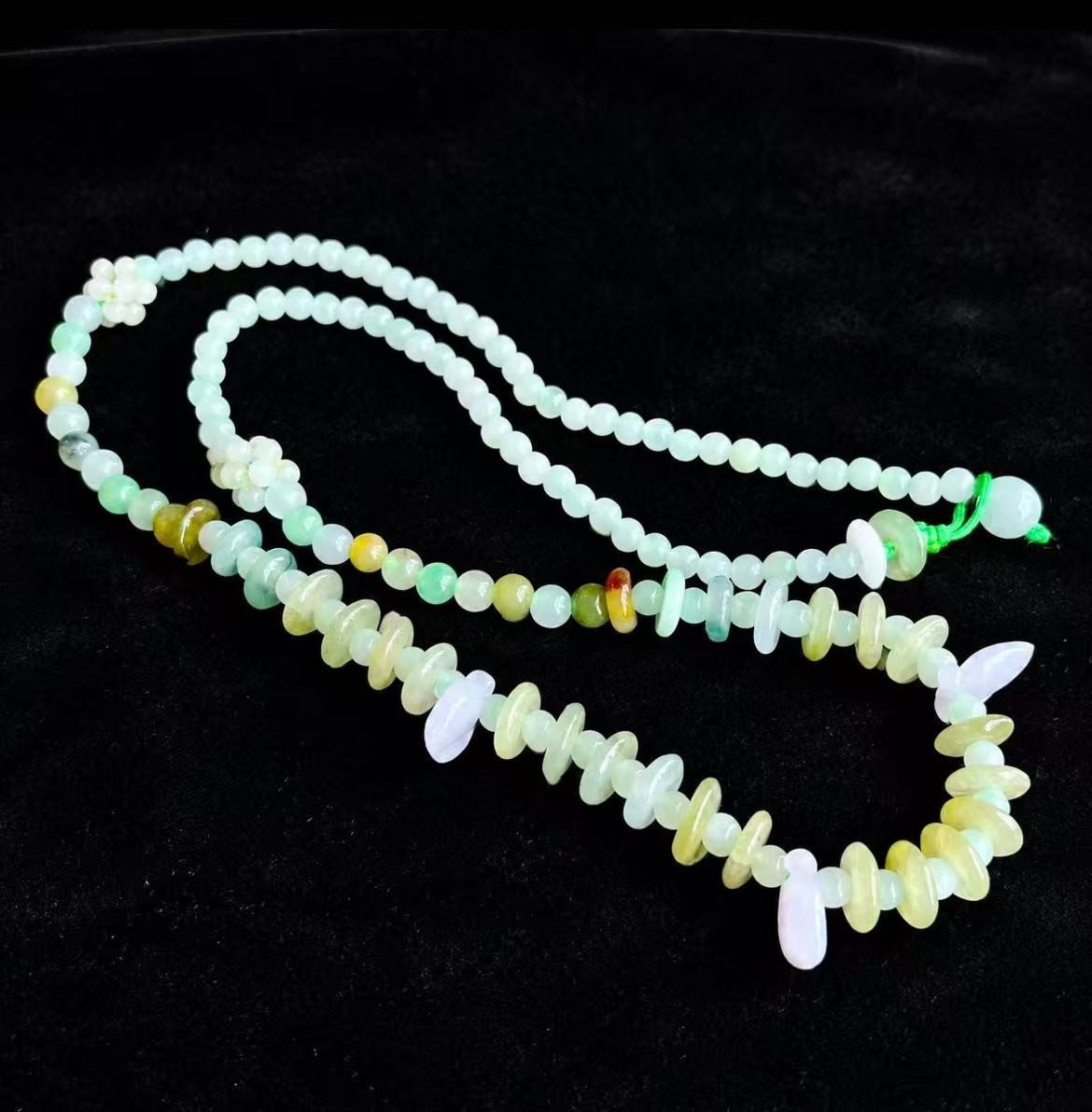 One Of A Kind Handmade Grade A Burma Jadeite Necklace Luxury Collector Jewelry
