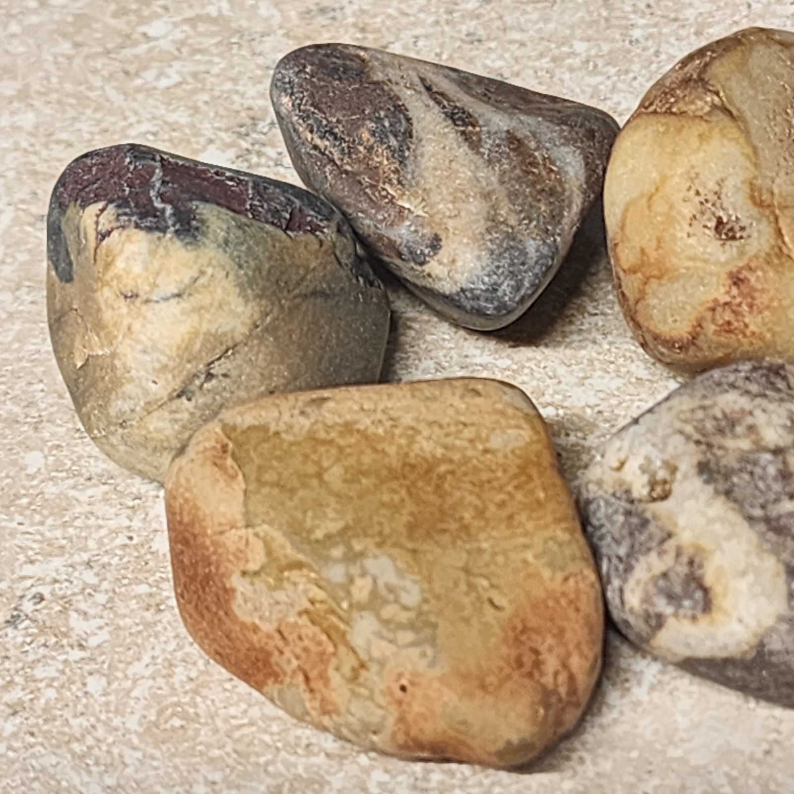 6 – Lake Superior Agates (Michigan) Rough / NOT Polished
