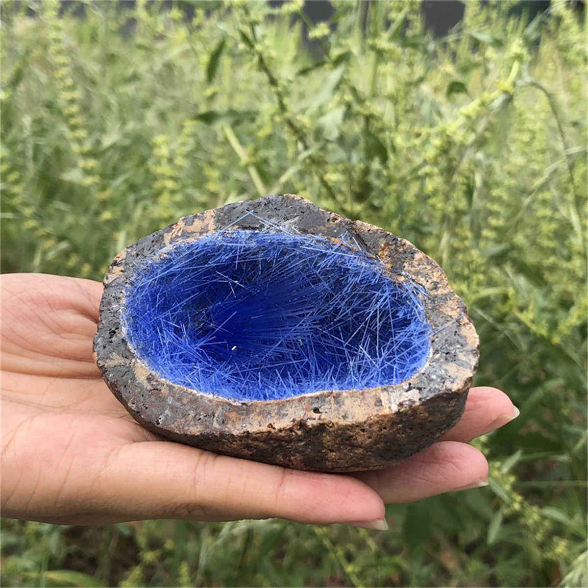 270g Natural Needle Ironstone Mineral Specimen Healing Reiki Decor Crystal Gift