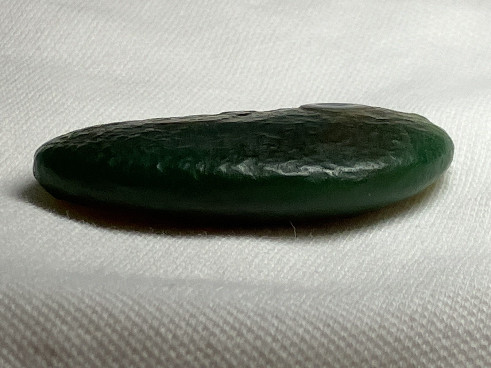 RARE Gobi Eye Agate Bonsai Suiseki Flat Palm Stone Green 18g