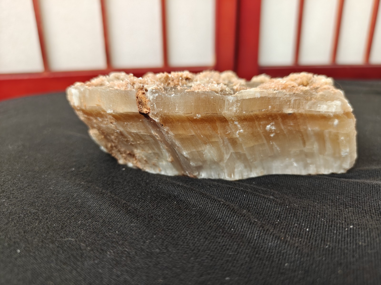 Natural Satin Spar Gypsum “Selenite” Rough Crystal Specimen 1 lb 4.7 oz Raw Mine