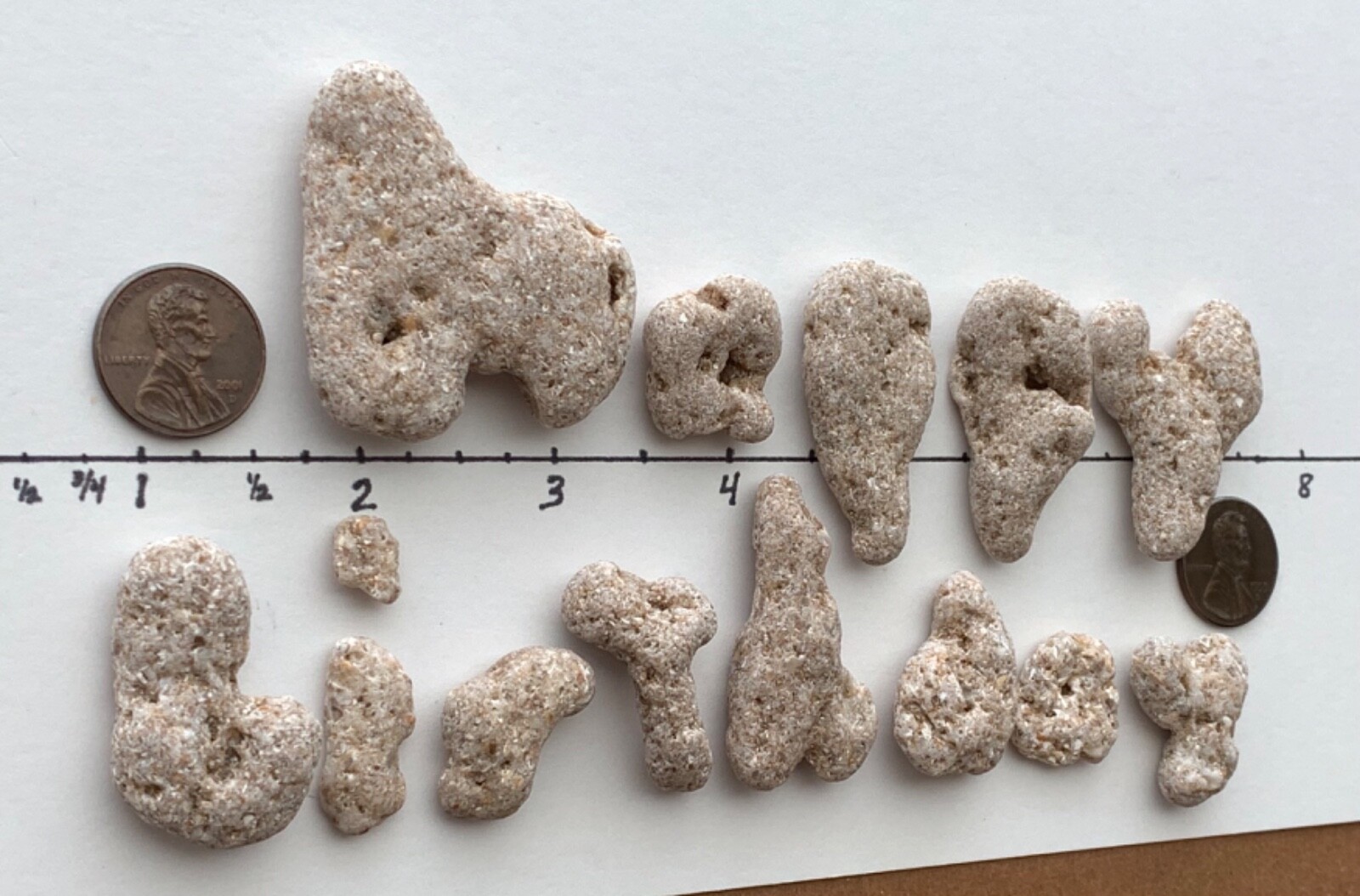 HAPPY BIRTHDAY Beach Stones Letter Rocks Natural Shaped Word Sign Text gift hag