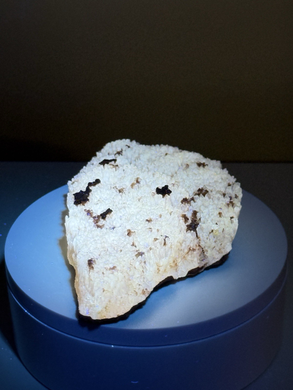 GOLDEN Fluorescent Orange Calcite Mineral Specimen – Morocco