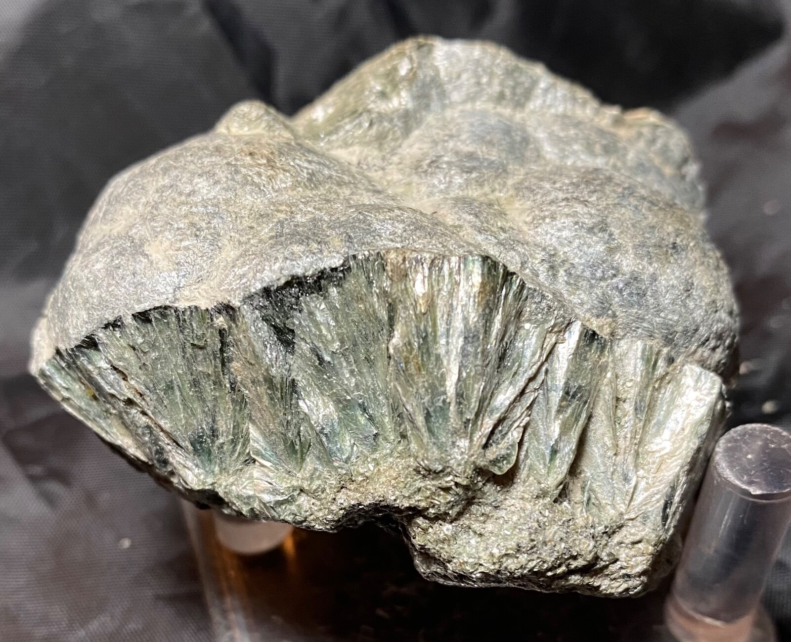 RARE Clinochlor var Serafinite Specimen from Korshunovskoe Mine, Siberia, Russia
