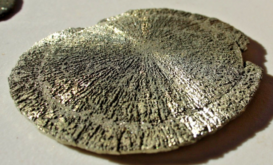 Large Pyrite Sun Dollar • 3.75″ Diameter • 152 grams