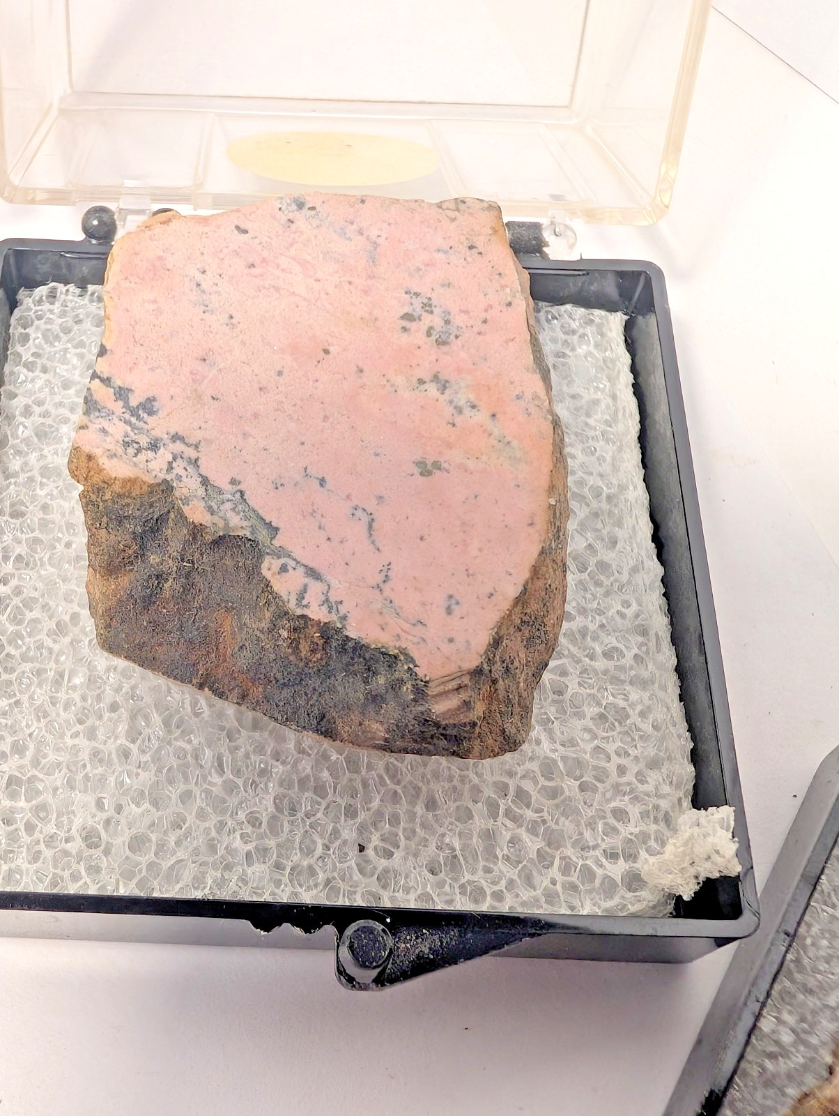 6 Piece Thumbnail Mineral Lot Celestite Vanadinite Bornite in Display Boxes