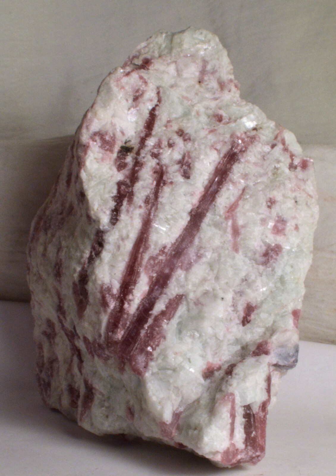 #5643 Rubellite Pink Tourmaline in matrix – Brazil – almost 1 1/2 pounds