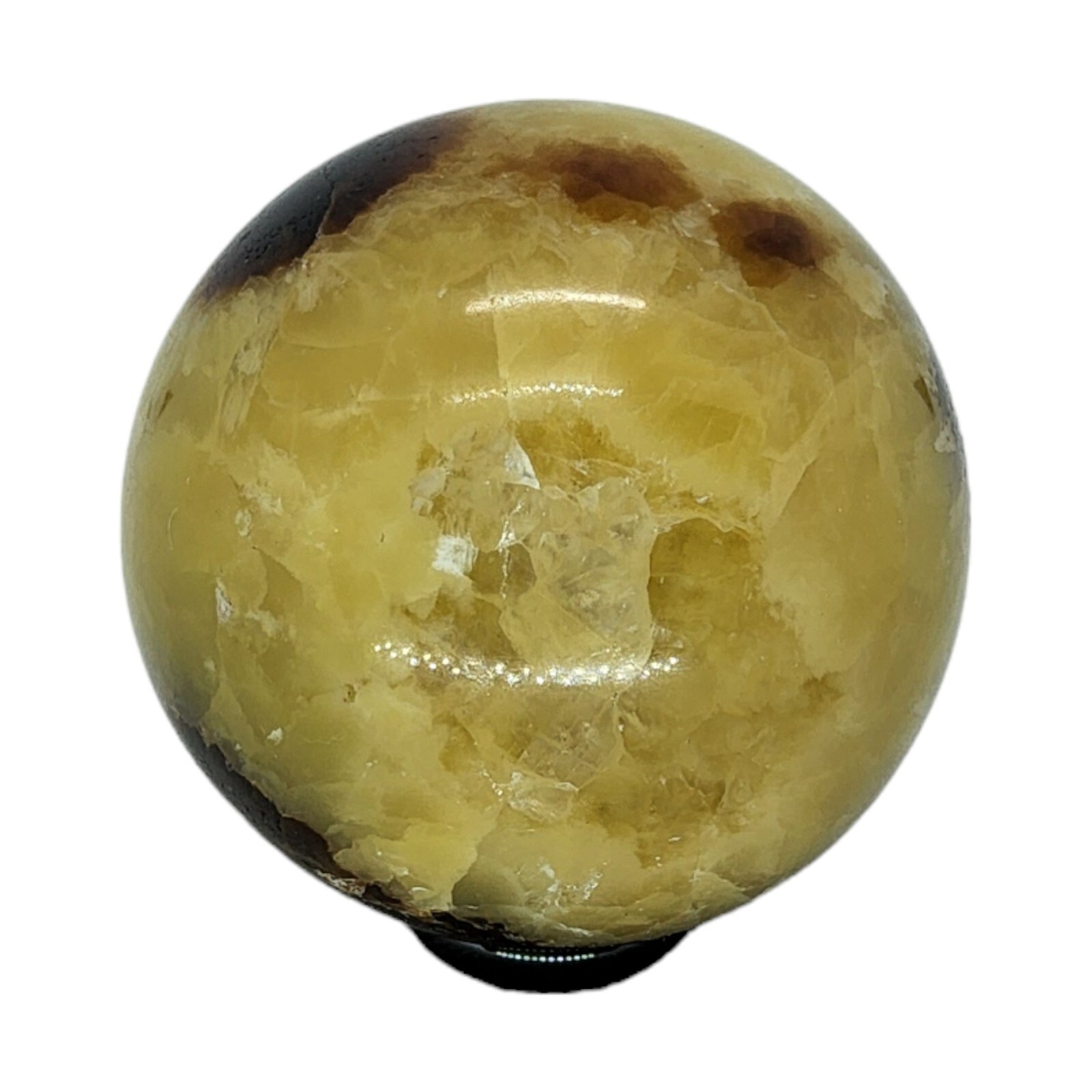 Septarian, 1 7/8 in, sphere, display specimen, #R-2724