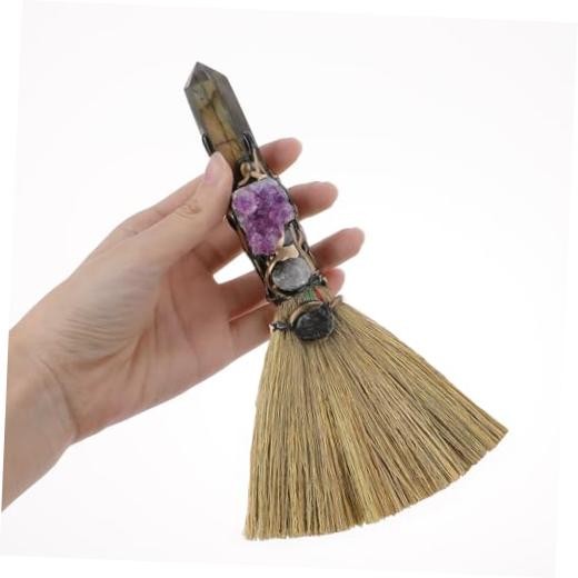 Witch Broom Witchcraft Supplies – Altar Supplies with Wiccan Stuff Labradorite