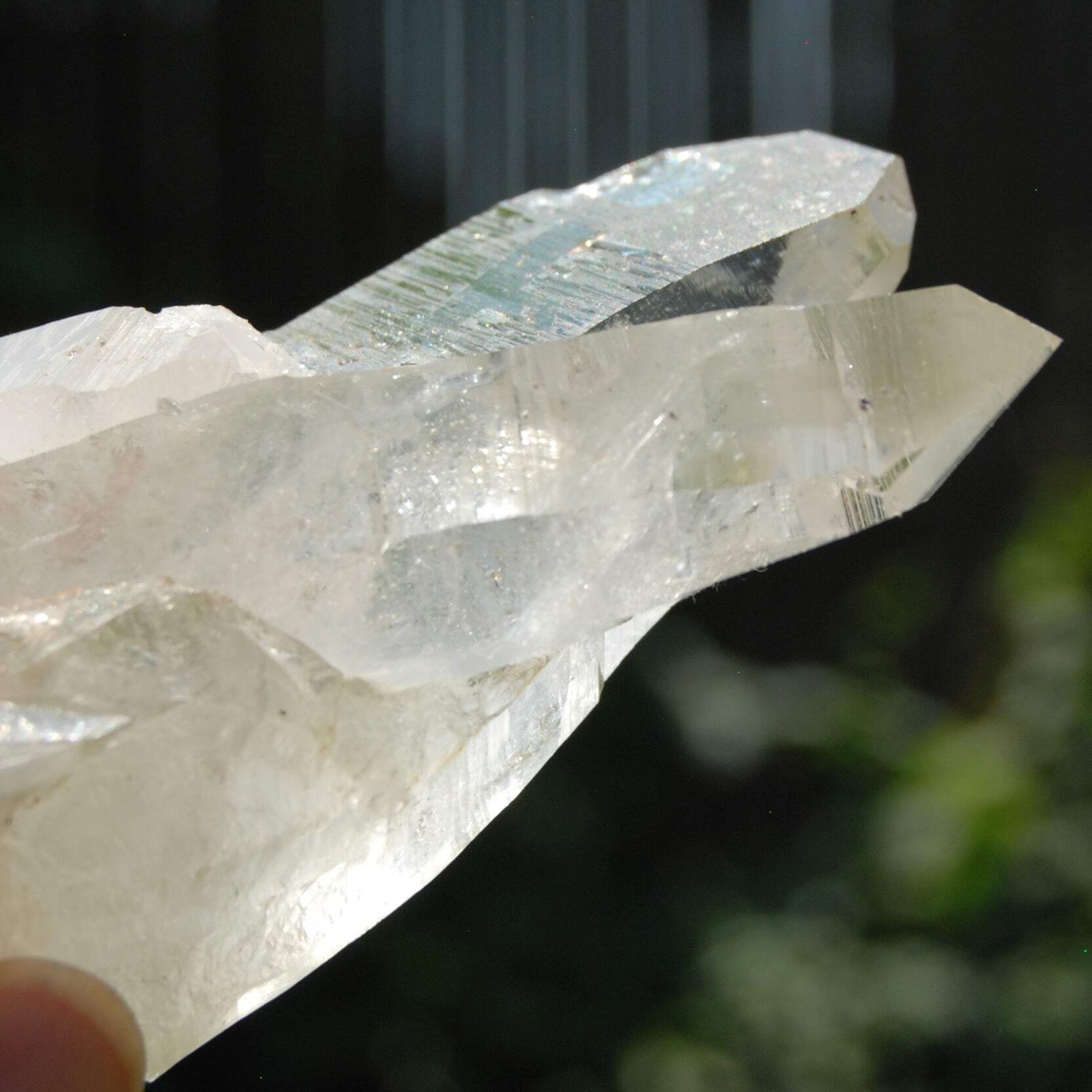 4in 160g Tantric TWIN FLAME Soulmate Colombian Lemurian Seed Crystal Cluster, Se