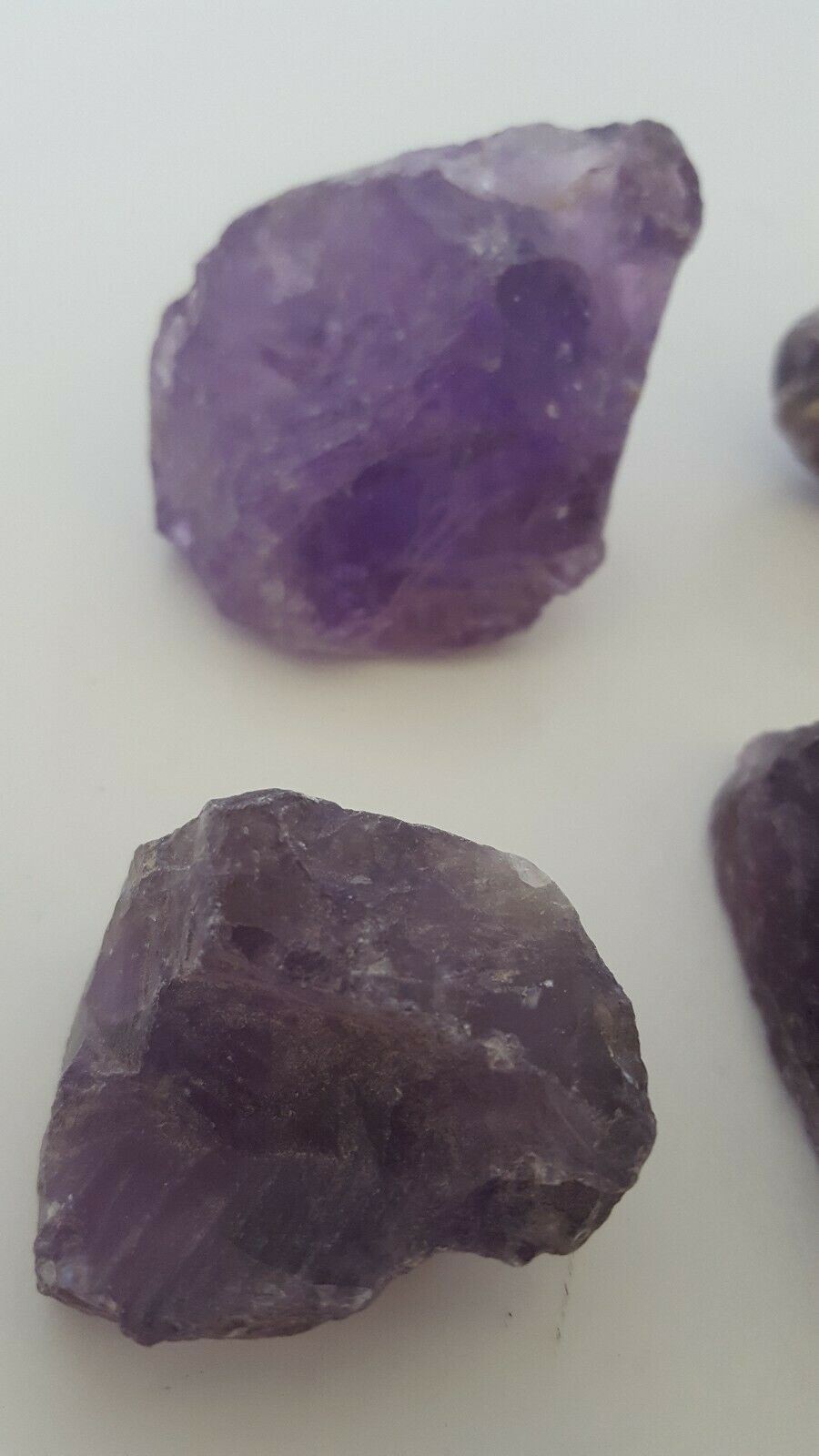 Amethyst Natural Crystals 175g from Brazil 5 Pieces Purple Reiki