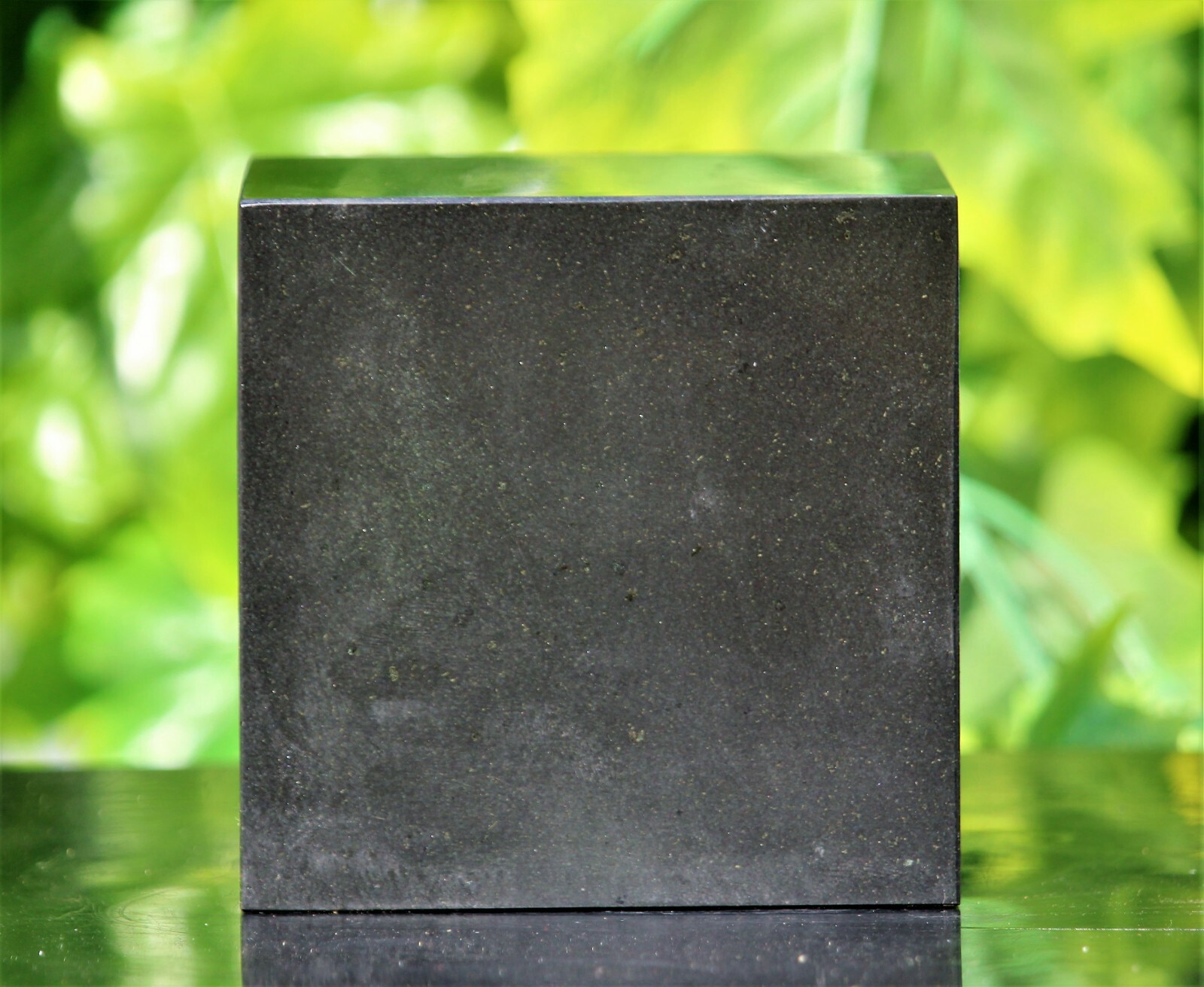Large 105MM Black Tourmaline Quartz Crystal Chakra Healing Energy Stone Cube