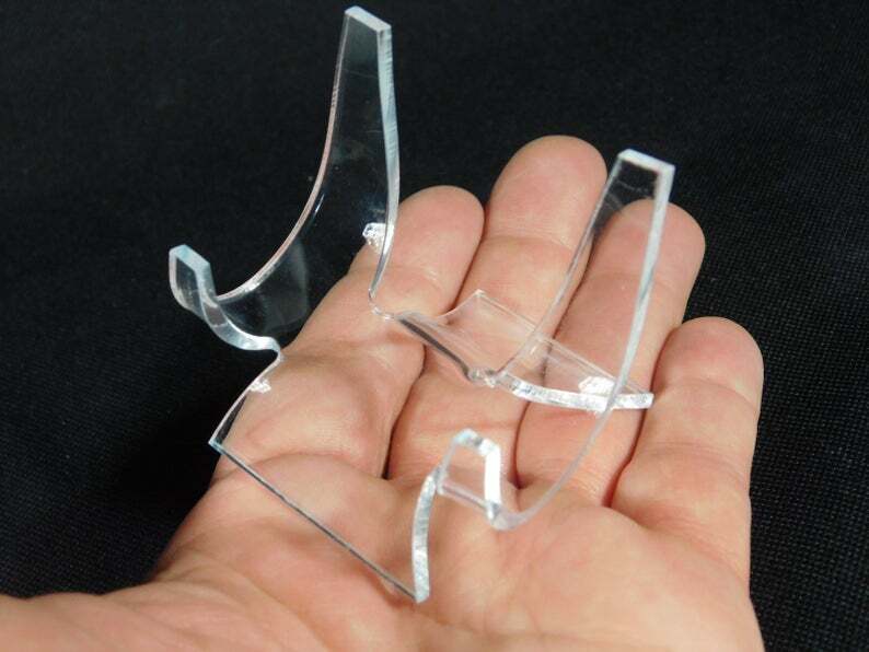 Easel Display Stand Small Size Clear Lucite