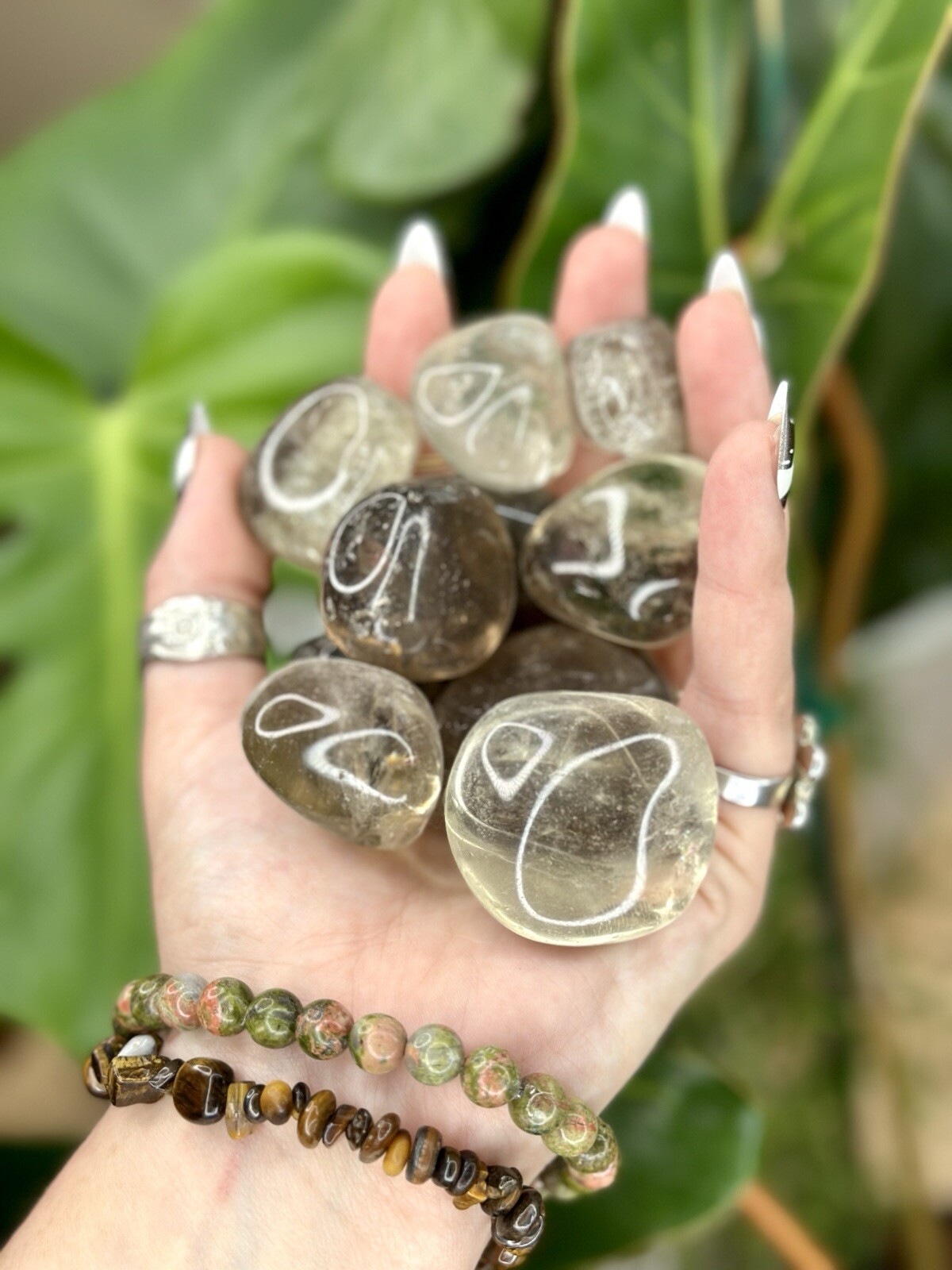 Smoky Quartz Tumbled Crystal Stones, 1/2 inch to 2 inch, Grade AAA+
