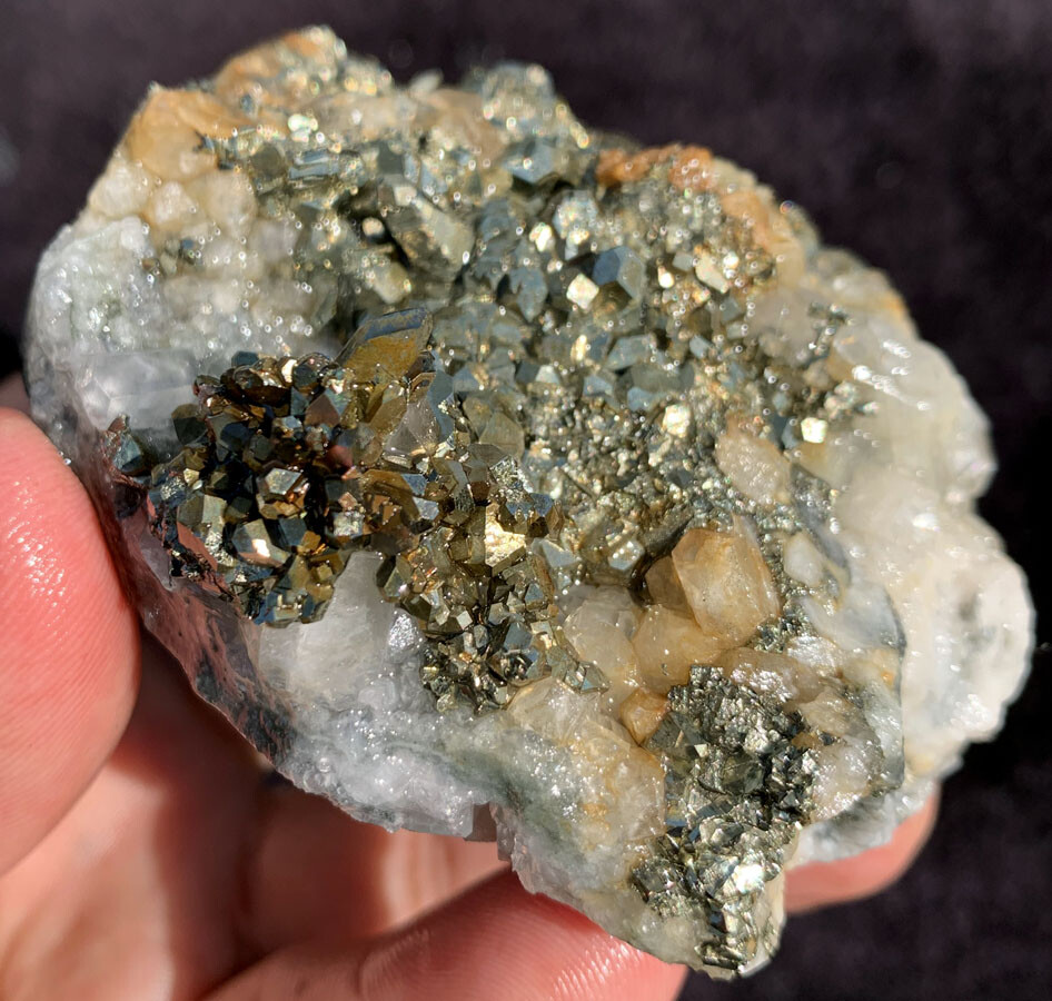 300g Rare&Raw Natural Iron Pyrite Cube Nugget Native Rough Specimen Peru ip1609