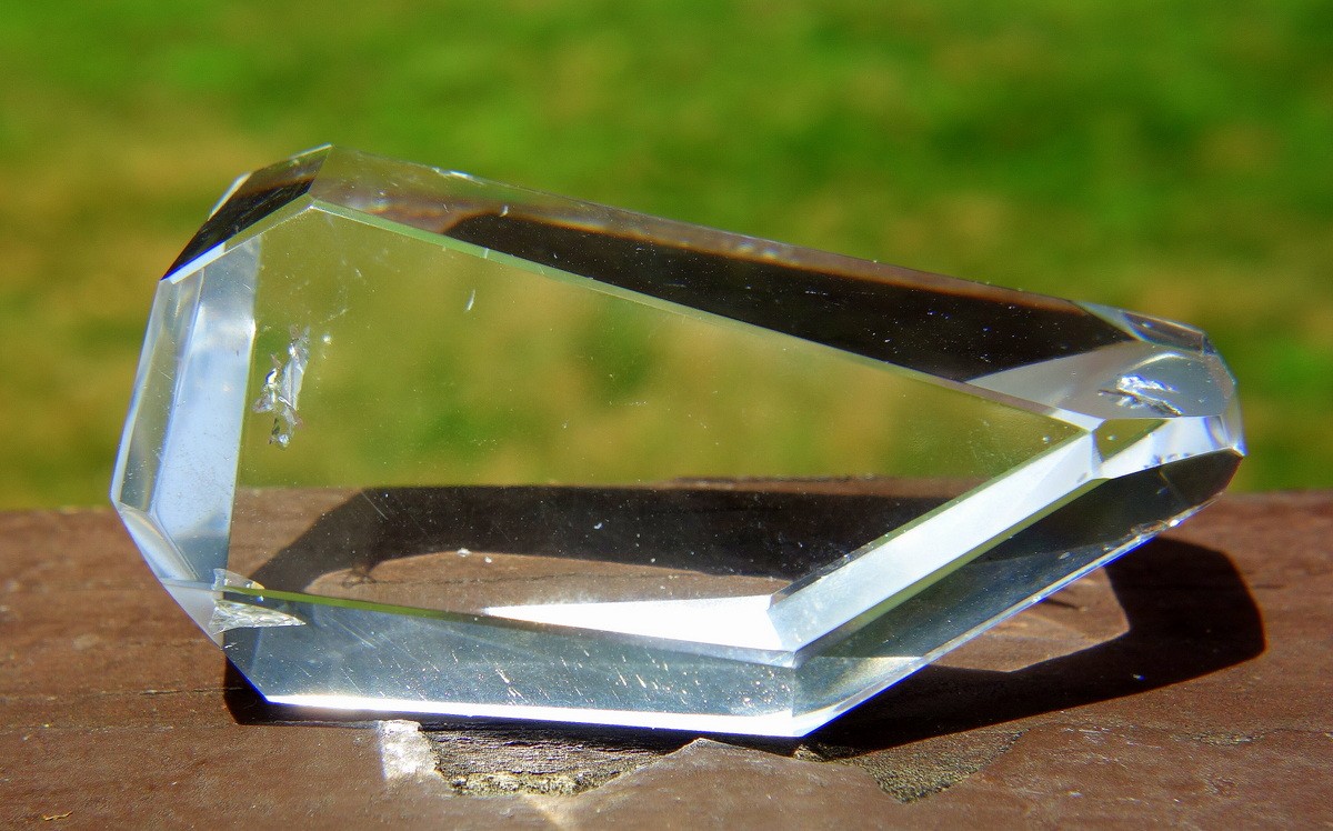 Polished Lemurian Quartz Free Form Crystal