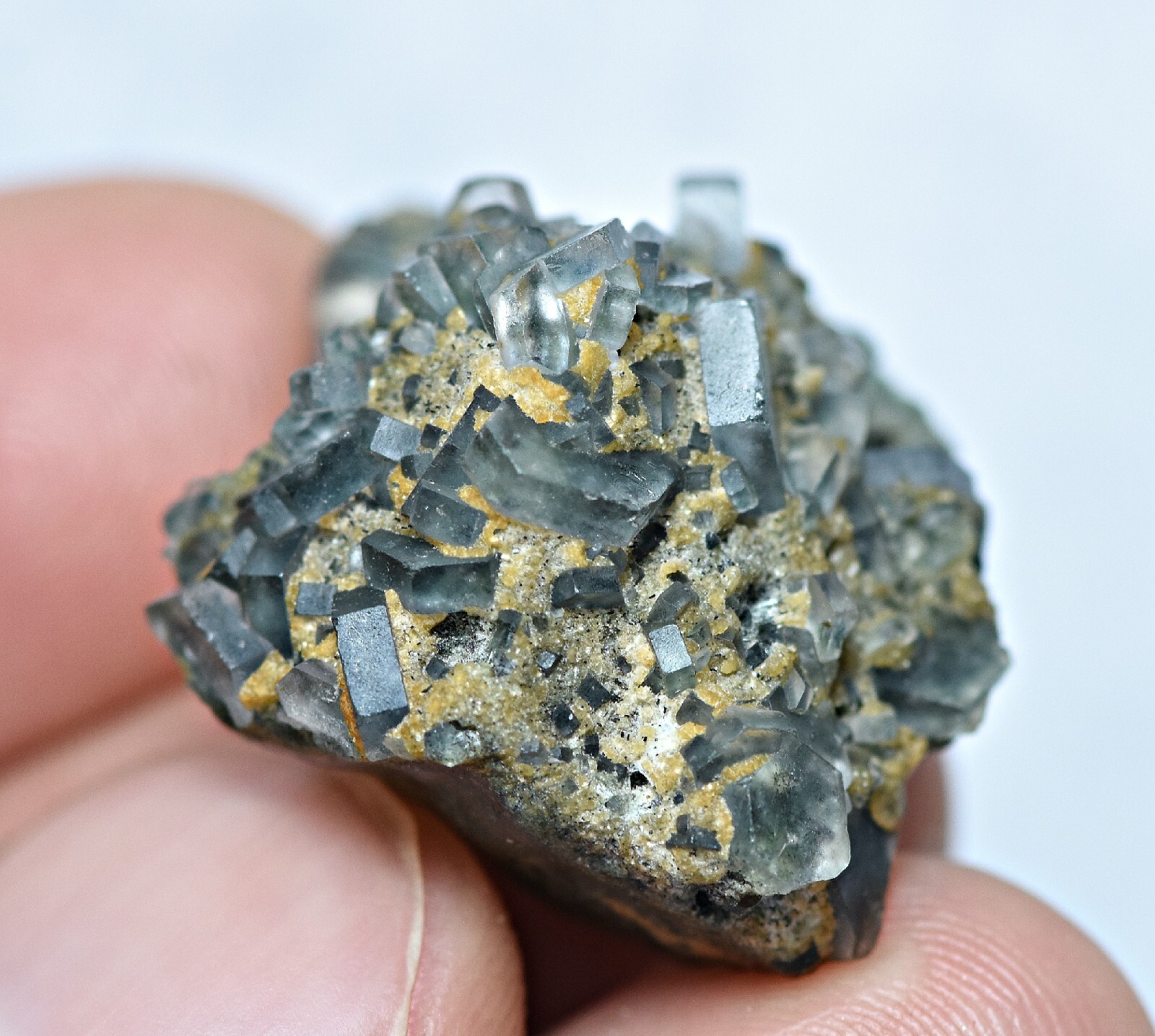 43 CT Rare Vorobyevite Beryle Crystals W/ Pink Kunzite and Tourmaline On Matrix