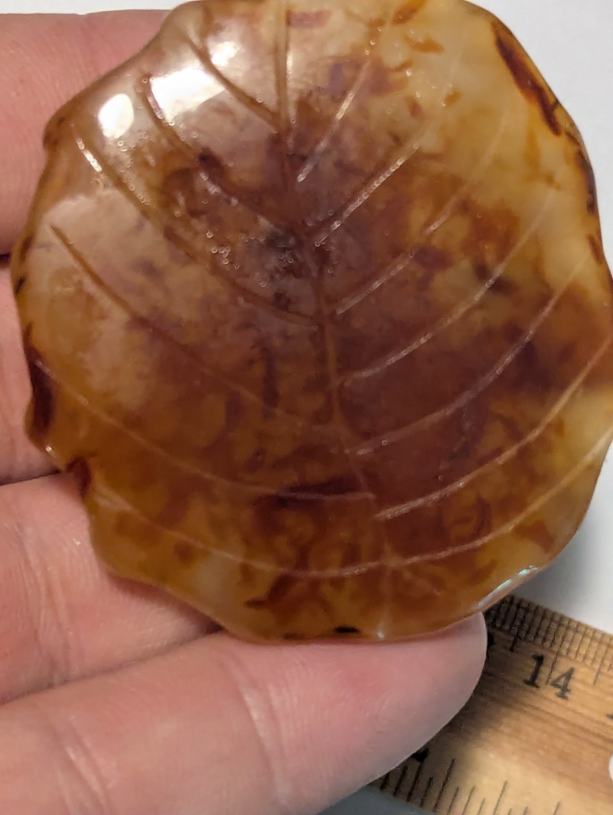 Spider On Web Carnelian Agate Stone Crystal Carving