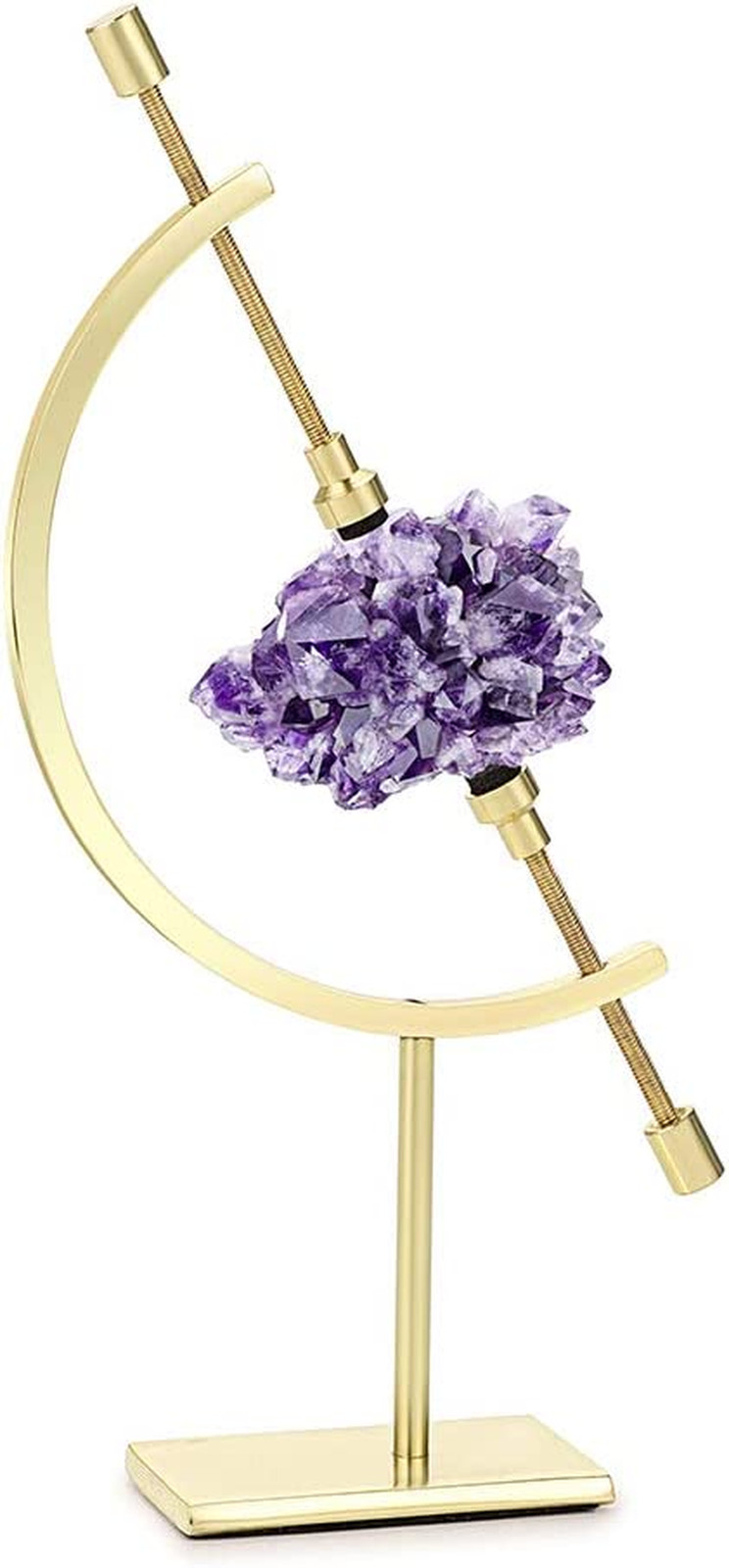 Metal Caliper Display Stand Sphere Holder for Crystal Ball Rock | Hold Max to 2-