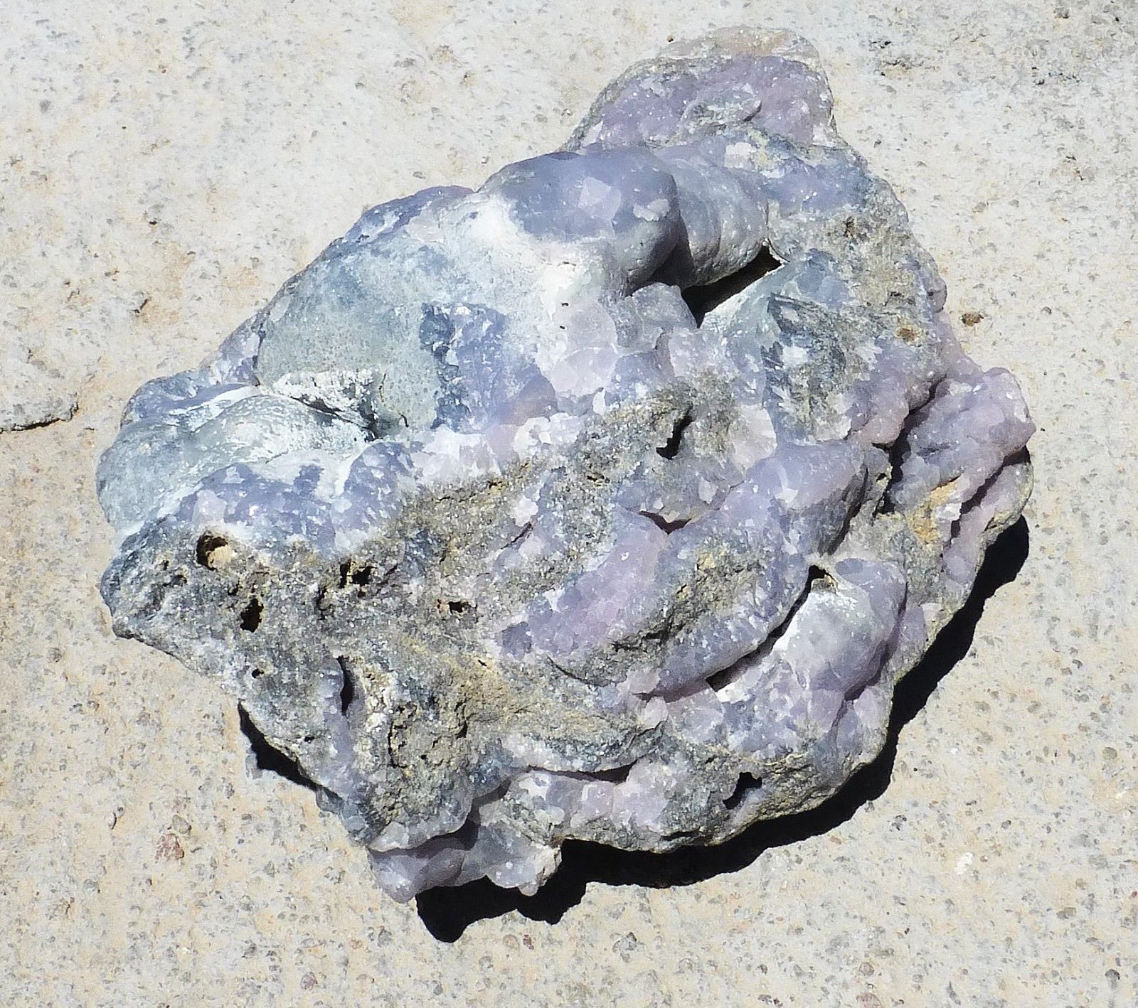 LARGE Purple Smithsonite specimen from El Refugio Mine Mexico 2-lb. 3.6 oz.