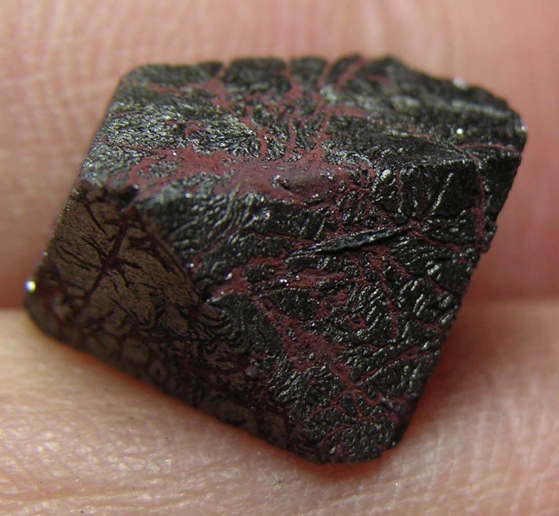 #34 Pakistan 19.75ct Natural Octahedron Magnetite Crystal Specimen 3.95g 16mm