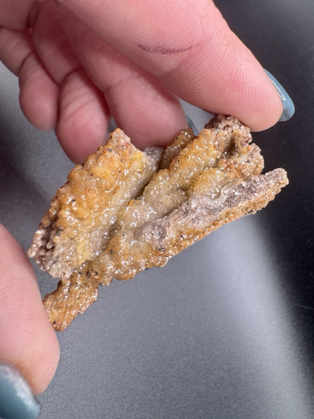 Smithsonite w/Calcite From Jean Baptista Mine, Lavrion, Greece
