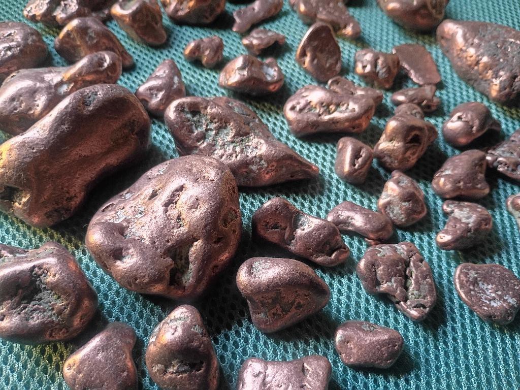 Tumbled Copper Nuggets Native to Upper Michigan’s Copper Country 5 lbs 4 oz
