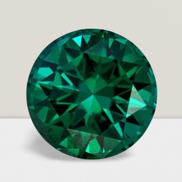 Green Tourmaline Round Cut Gemstone 2 Cts – 9 mm AAA+ Loose Gem