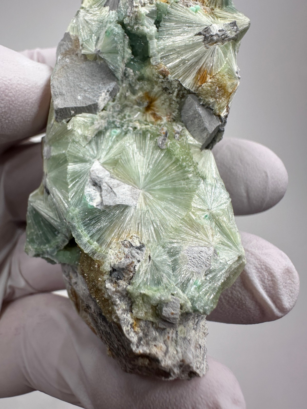 Beautiful Large RARE GREEN Wavellite Specimen from Arkansas