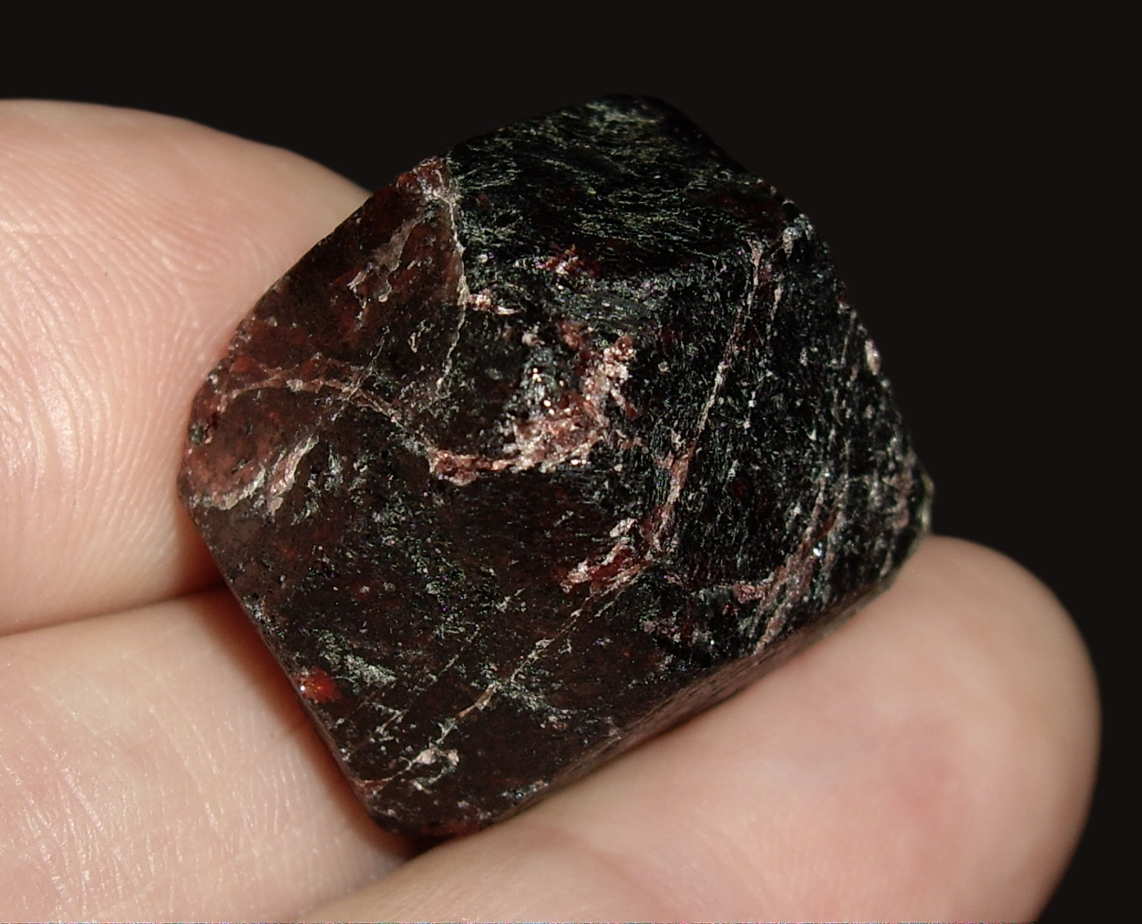 Deep Red Medium Large Almandine Garnet Crystal 25.5g
