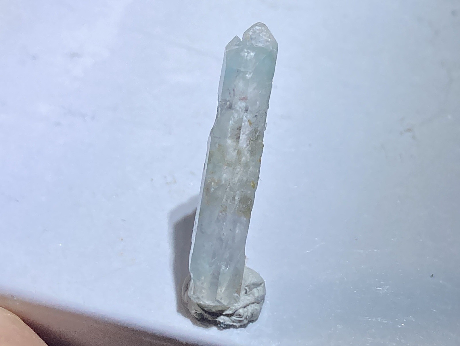 Ajoite Inclusions in Quartz Messina, South Africa