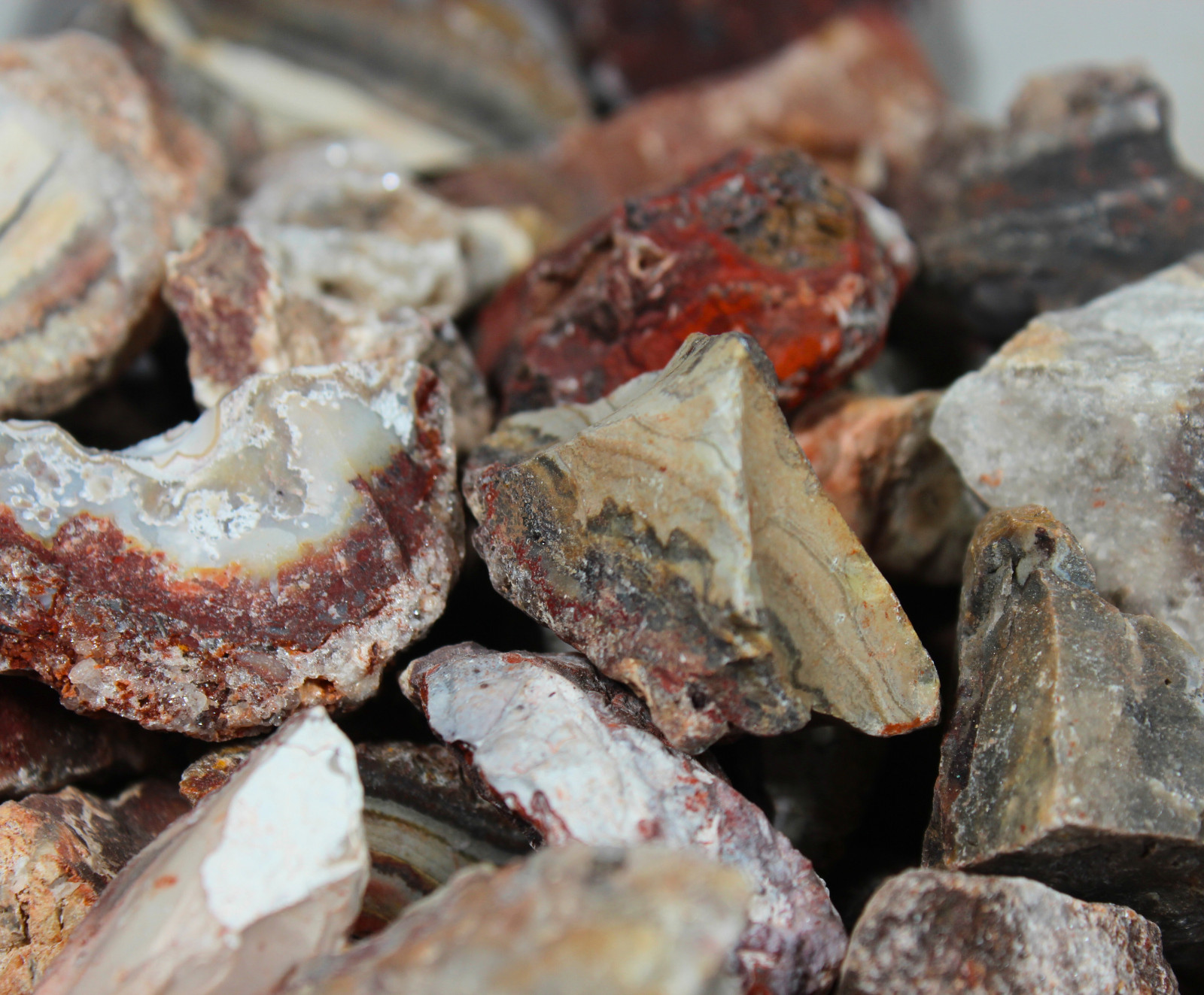 Mexican Quartz, Chalcedony and Limestone – Rough Rocks for Tumbling