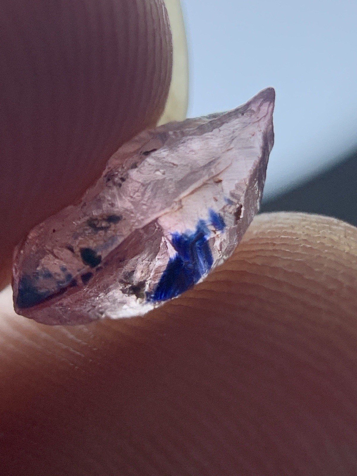 1.46 Crts Extremely Rare Stunning Facet Grade Pink & Blue Winza Sapphire @winza